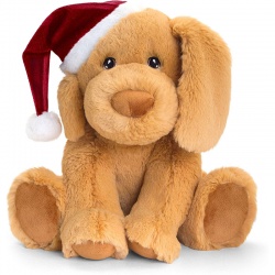 Keel Toys Puppy Dog Christmas Soft Toy